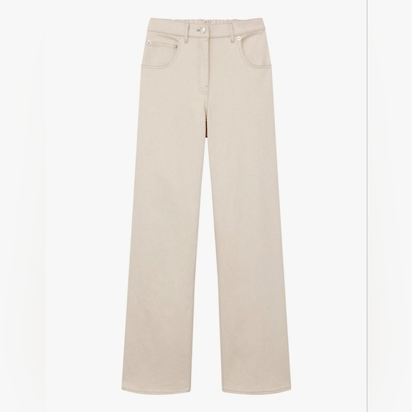 Thakoon High Waisted Denim Wide Peg Pants - Picture 7 of 10